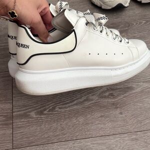 Alexander McQueen White and Black Men's Sneakers